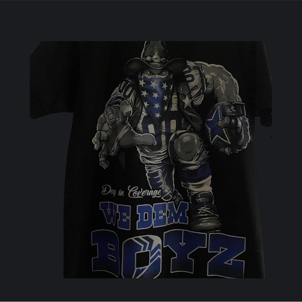 Black and Blue Graphic WE DEM BOYZ DALLAS COWBOYS TShirt